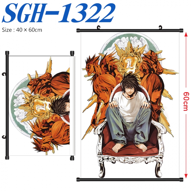 Death note Anime digital printed pole style hanging picture Wall Scroll 40x60cm SGH-1322