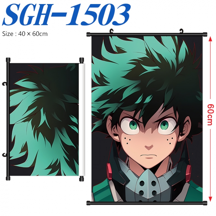 My Hero Academia Anime digital printed pole style hanging picture Wall Scroll 40x60cm SGH-1503