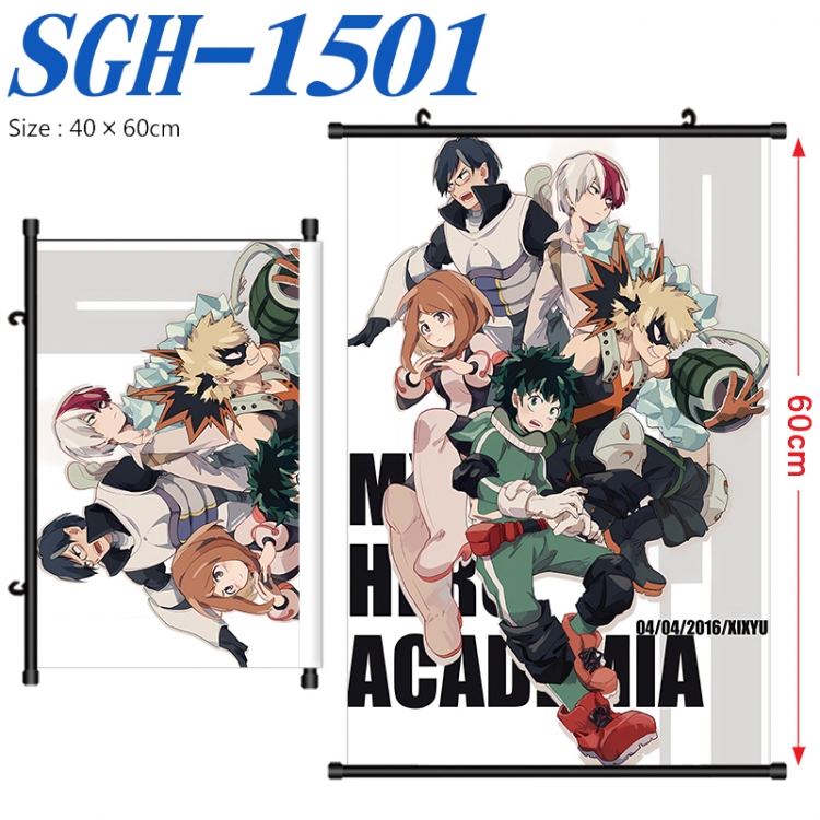 My Hero Academia Anime digital printed pole style hanging picture Wall Scroll 40x60cm SGH-1501