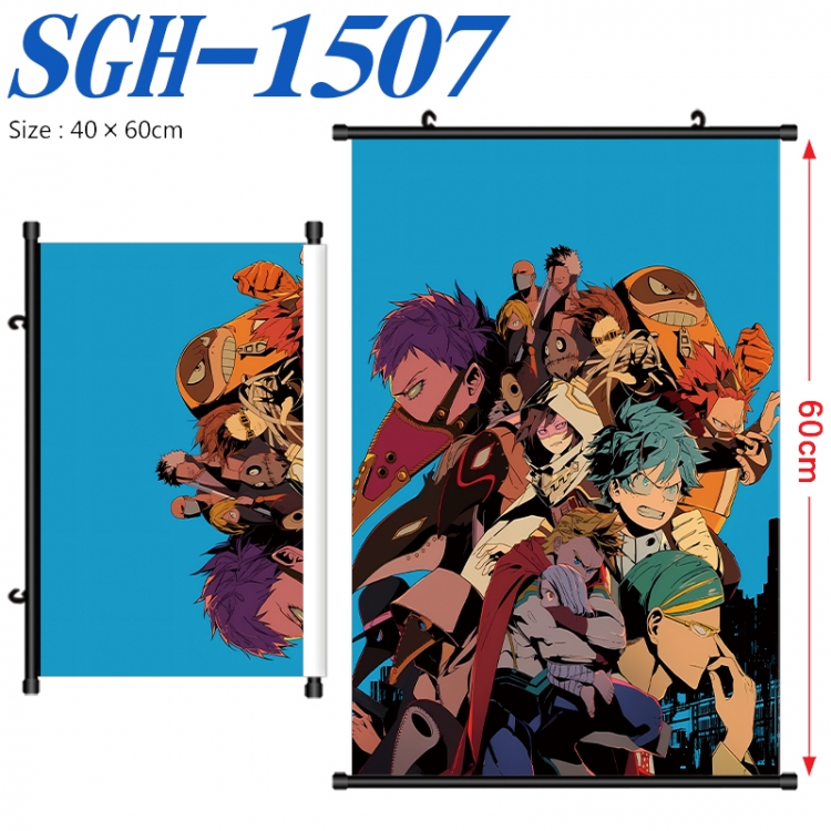 My Hero Academia Anime digital printed pole style hanging picture Wall Scroll 40x60cm SGH-1507