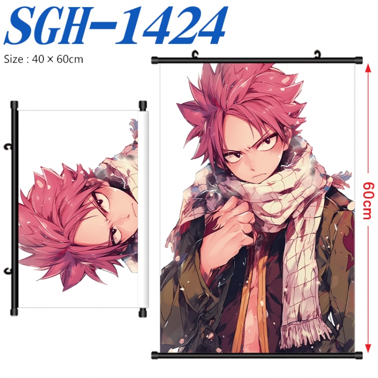 Fairy tail Anime digital printed pole style hanging picture Wall Scroll 40x60cm SGH-1424