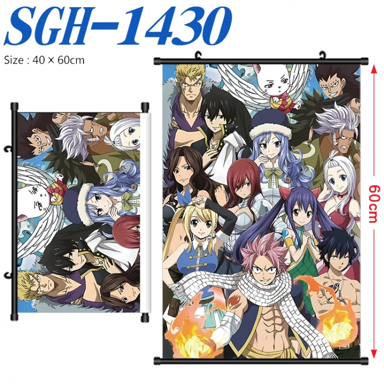 Fairy tail Anime digital printed pole style hanging picture Wall Scroll 40x60cm SGH-1430