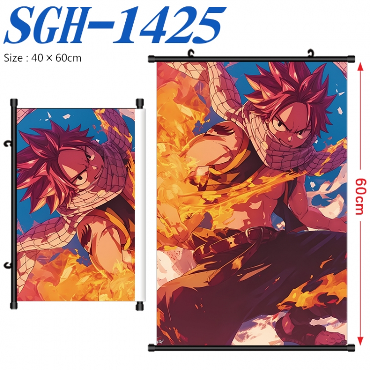 Fairy tail Anime digital printed pole style hanging picture Wall Scroll 40x60cm SGH-1425