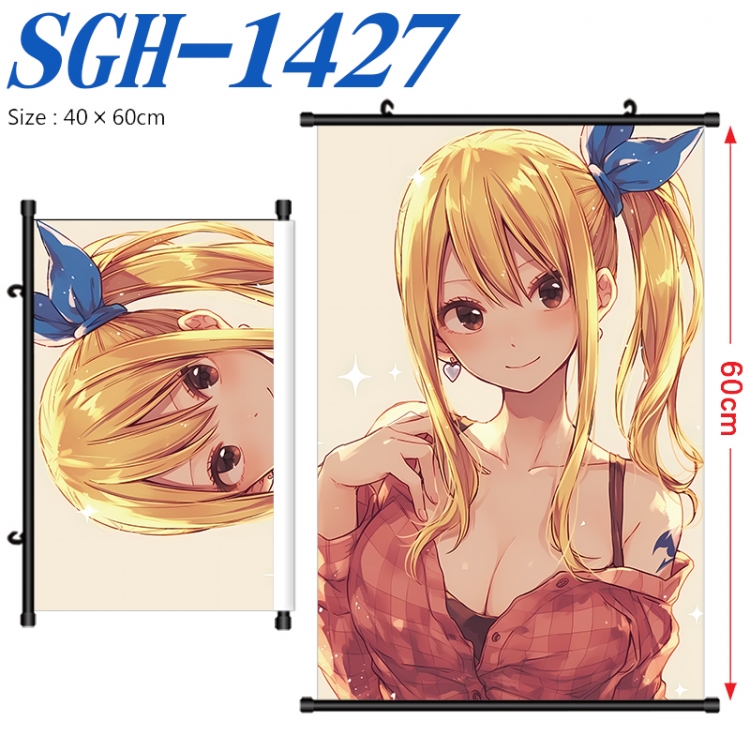 Fairy tail Anime digital printed pole style hanging picture Wall Scroll 40x60cm SGH-1427