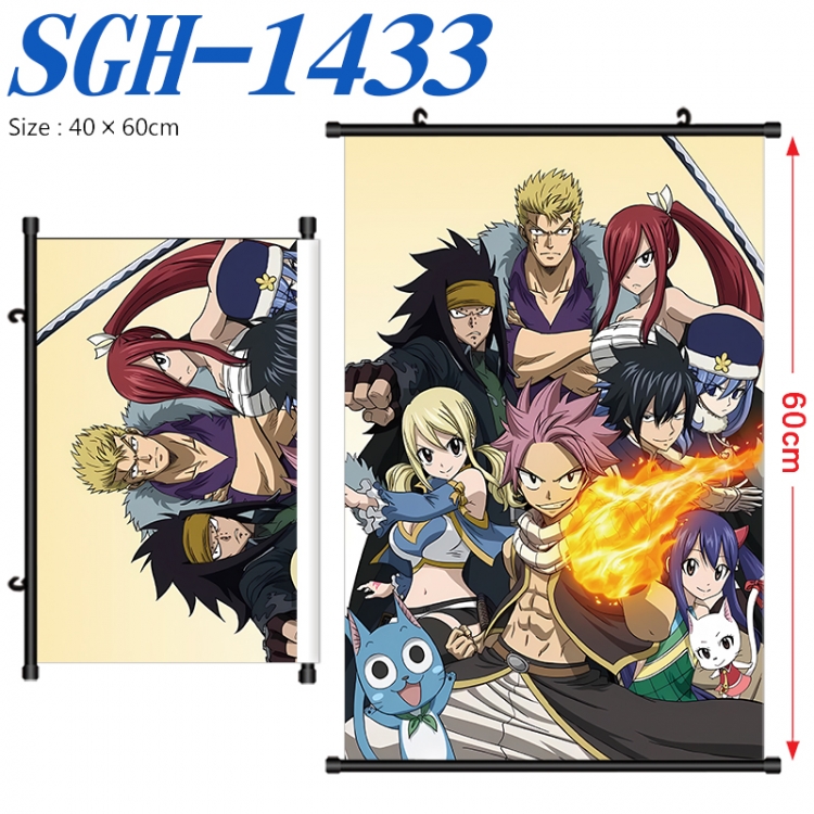 Fairy tail Anime digital printed pole style hanging picture Wall Scroll 40x60cm SGH-1433