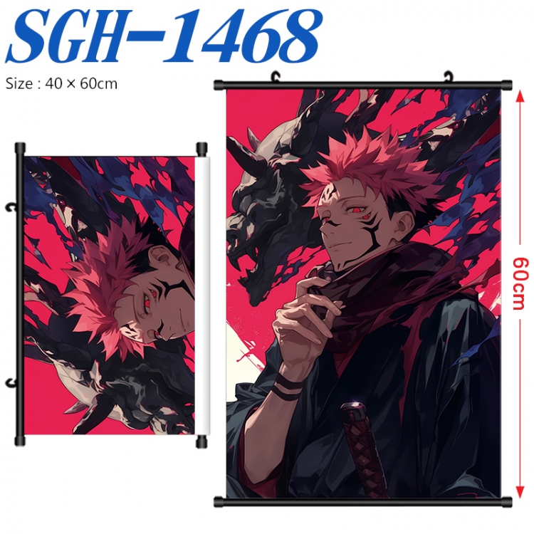 Jujutsu Kaisen Anime digital printed pole style hanging picture Wall Scroll 40x60cm SGH-1468