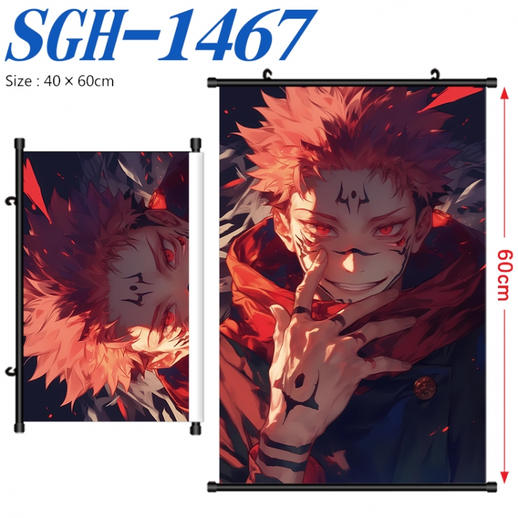 Jujutsu Kaisen Anime digital printed pole style hanging picture Wall Scroll 40x60cm SGH-1467