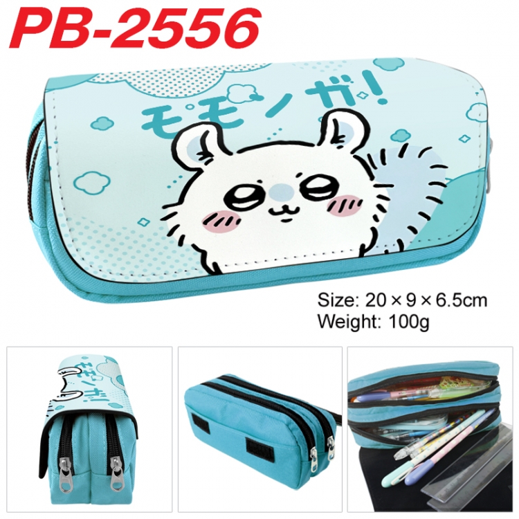 Jiyikawa Anime double-layer pu leather printing pencil case 20x9x6.5cm PB-2556