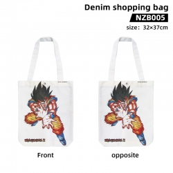 DRAGON BALL Anime denim shoppi...