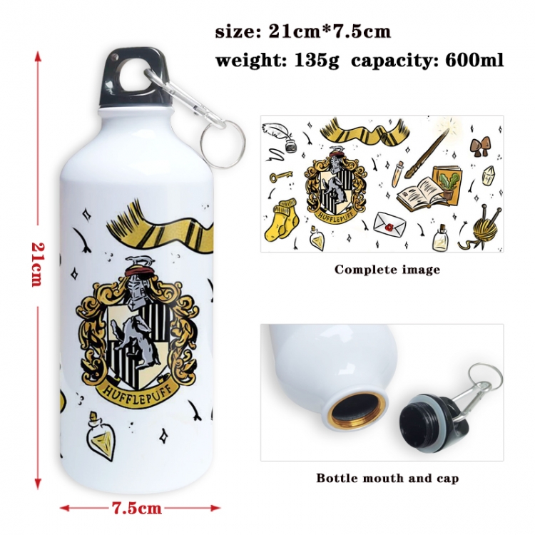 Harry Potter Anime full-color printed outdoor sports kettle aluminum pot 600ml