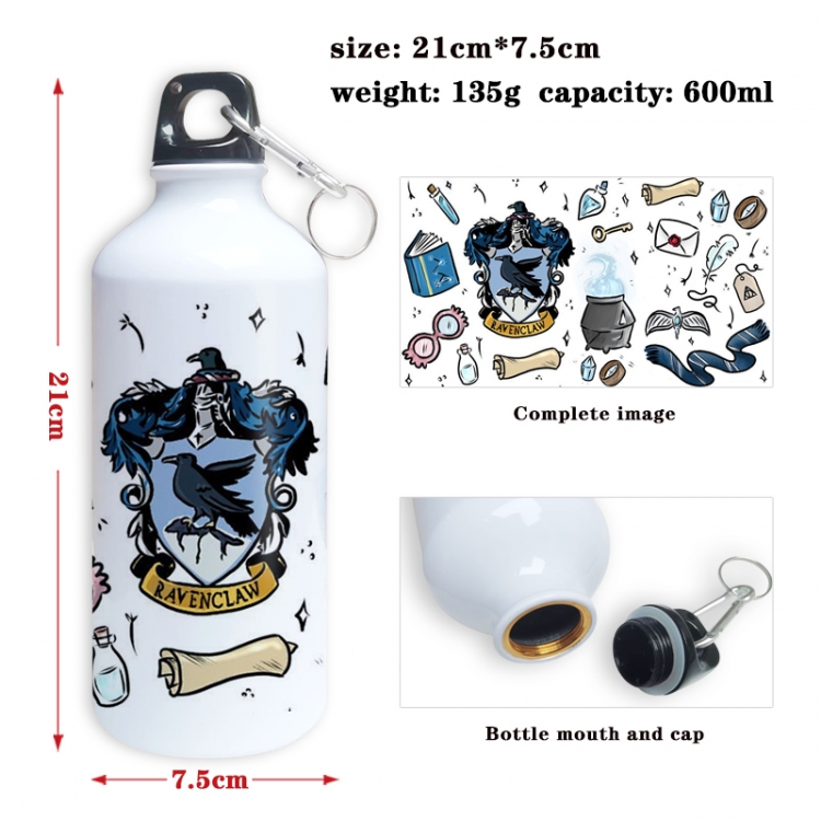 Harry Potter Anime full-color printed outdoor sports kettle aluminum pot 600ml