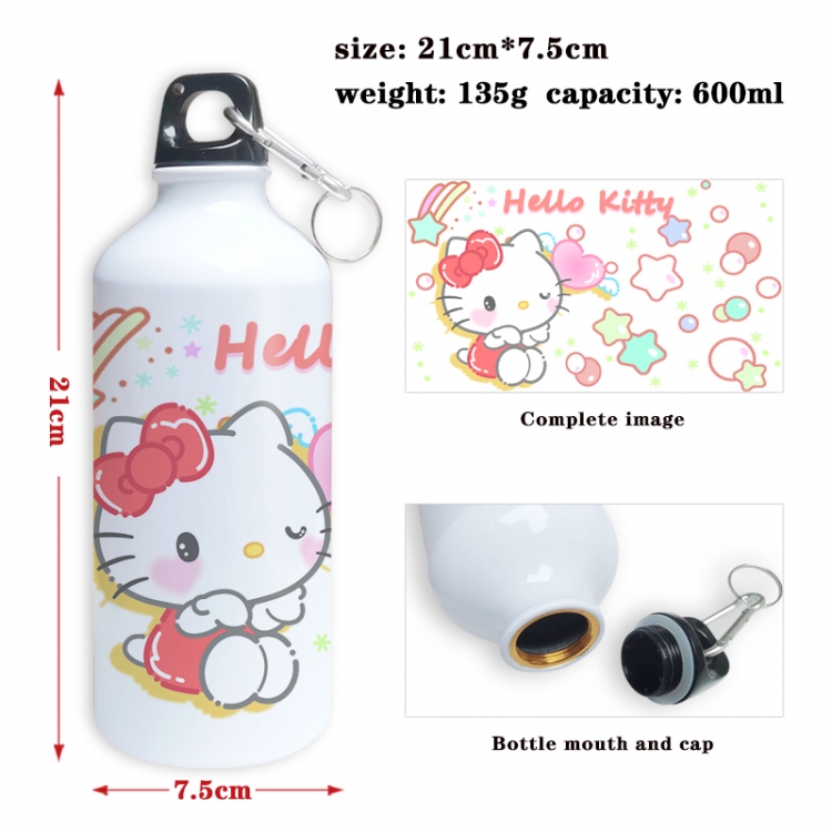 sanrio Anime full-color printed outdoor sports kettle aluminum pot 600ml