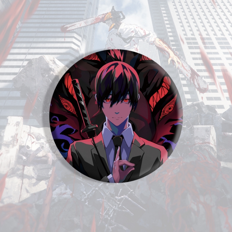 Chainsaw man Anime tinplate brooch badge price for 5 pcs