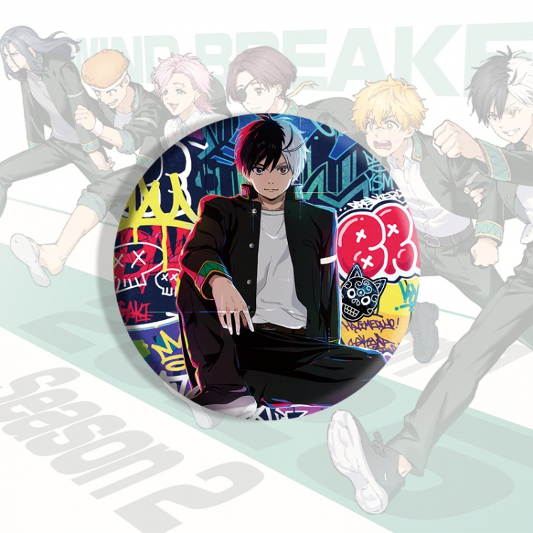 WIND BREAKER Anime tinplate brooch badge price for 5 pcs