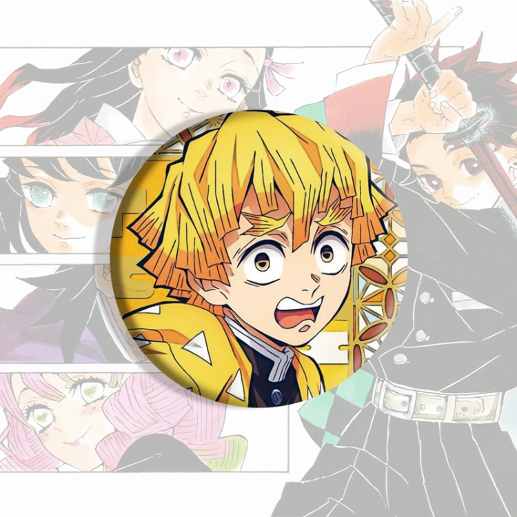 Demon Slayer Kimets Anime tinplate brooch badge price for 5 pcs