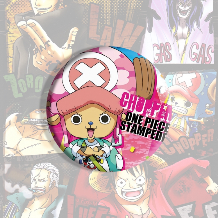 One Piece Anime tinplate brooch badge price for 5 pcs