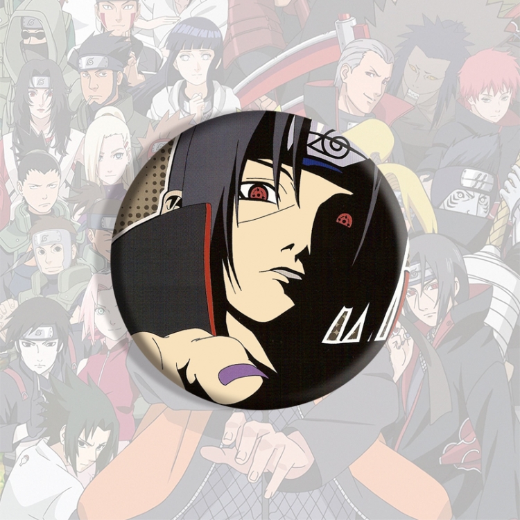 Naruto Anime tinplate brooch badge price for 5 pcs