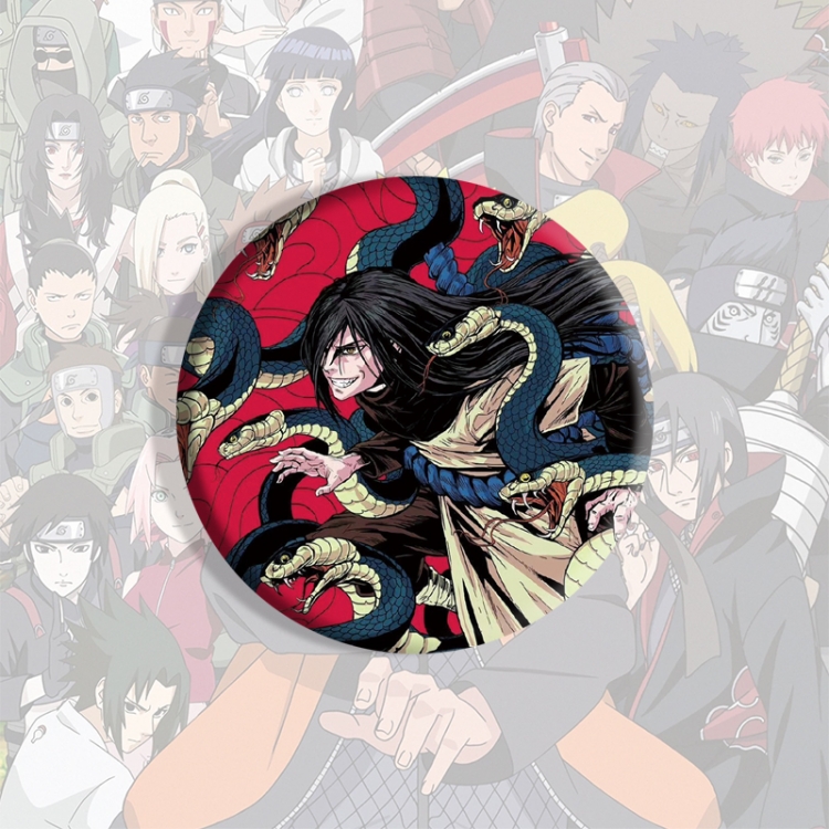 Naruto Anime tinplate brooch badge price for 5 pcs