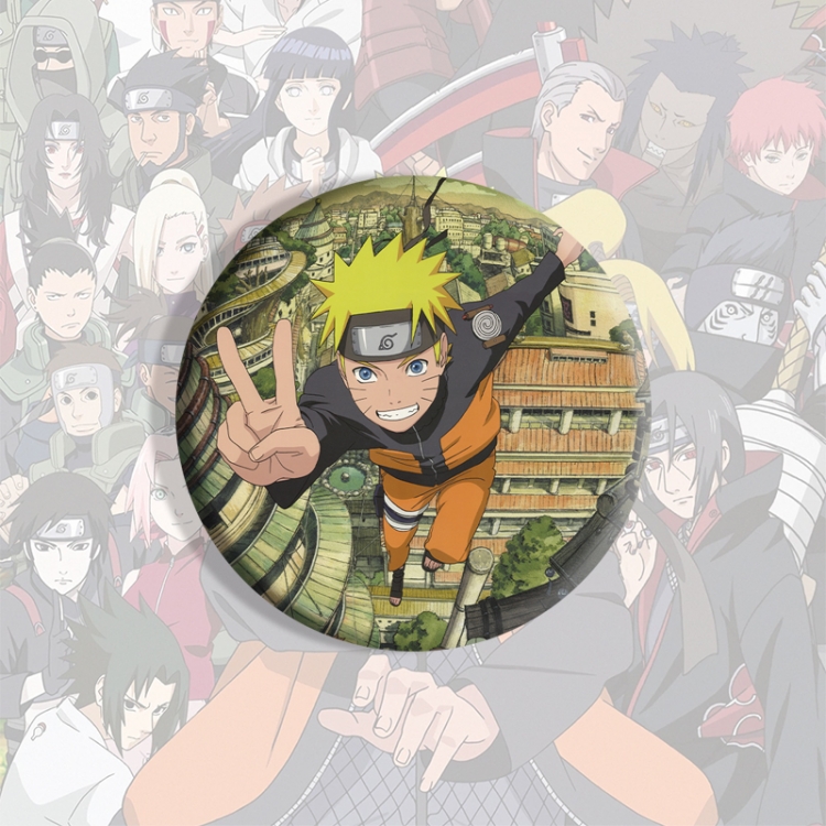 Naruto Anime tinplate brooch badge price for 5 pcs