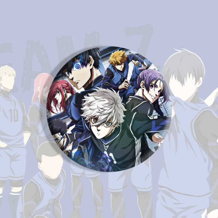 BLUE LOCK Anime tinplate brooch badge price for 5 pcs