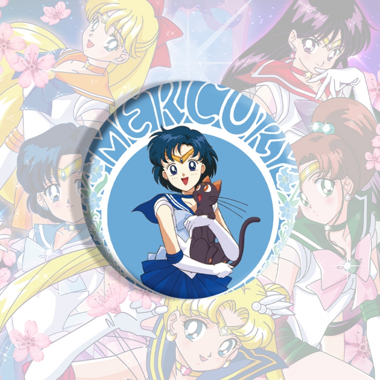 sailormoon Anime tinplate brooch badge price for 5 pcs