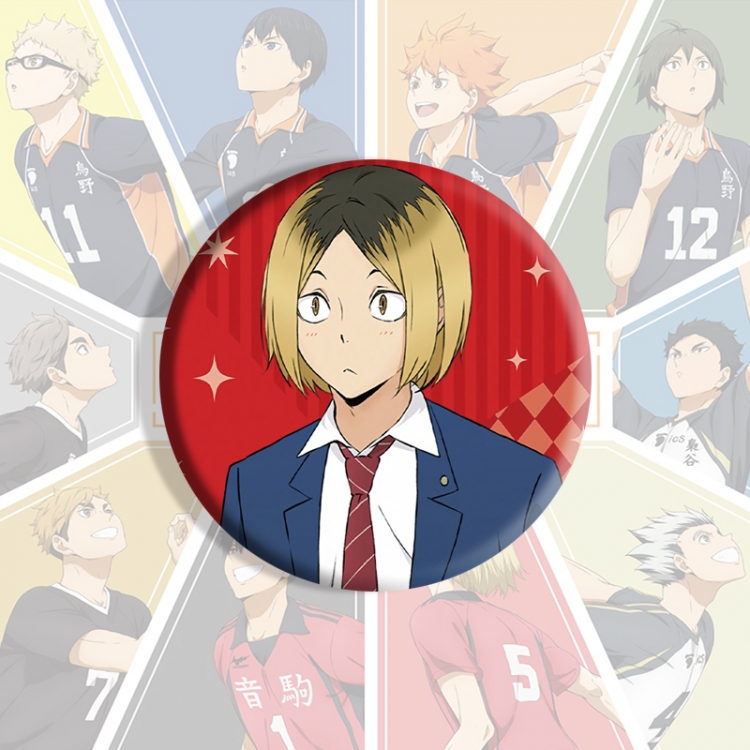 Haikyuu!! Anime tinplate brooch badge price for 5 pcs