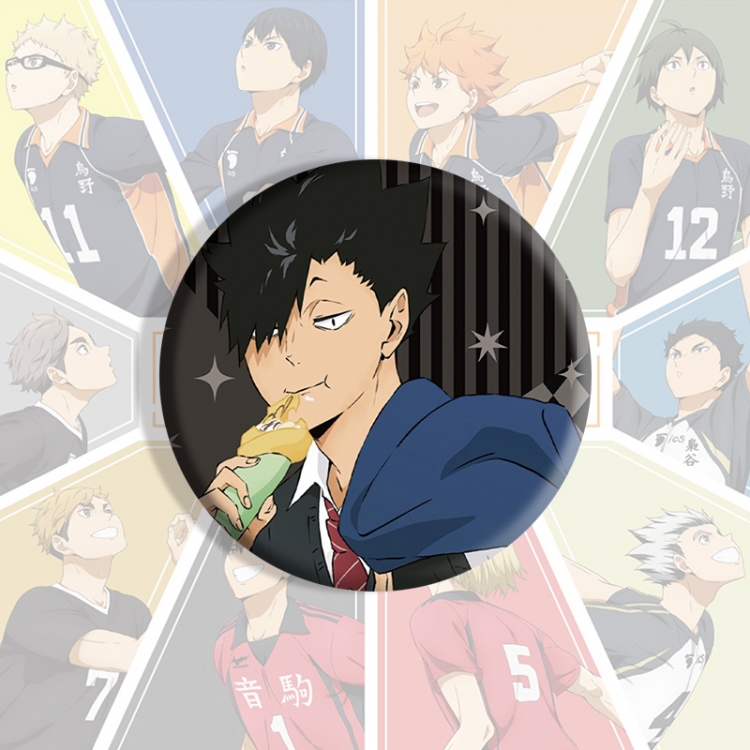 Haikyuu!! Anime tinplate brooch badge price for 5 pcs