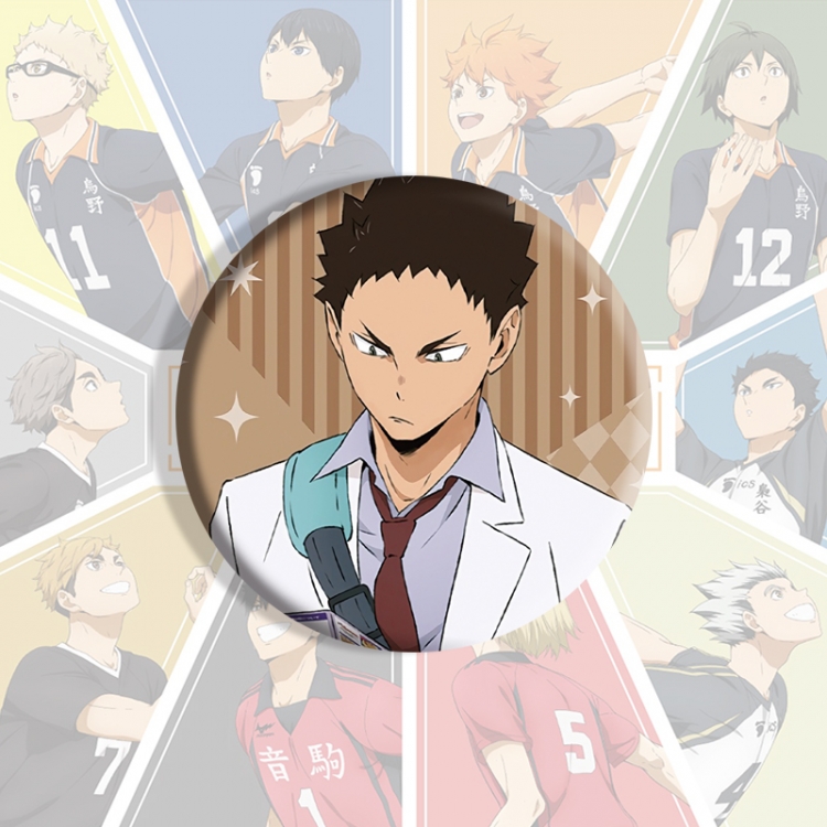 Haikyuu!! Anime tinplate brooch badge price for 5 pcs