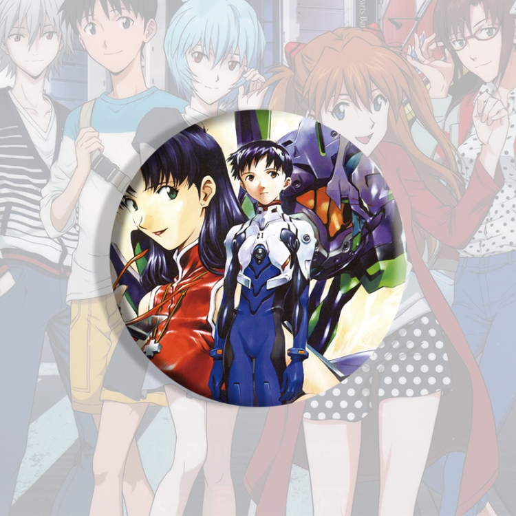 EVA Anime tinplate brooch badge price for 5 pcs