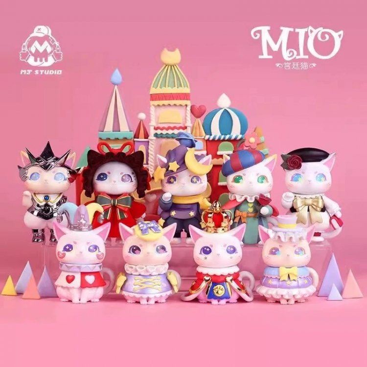 MIO cat fantastic world IP Trendy Blind Box Exquisite Ornament a Set of 8