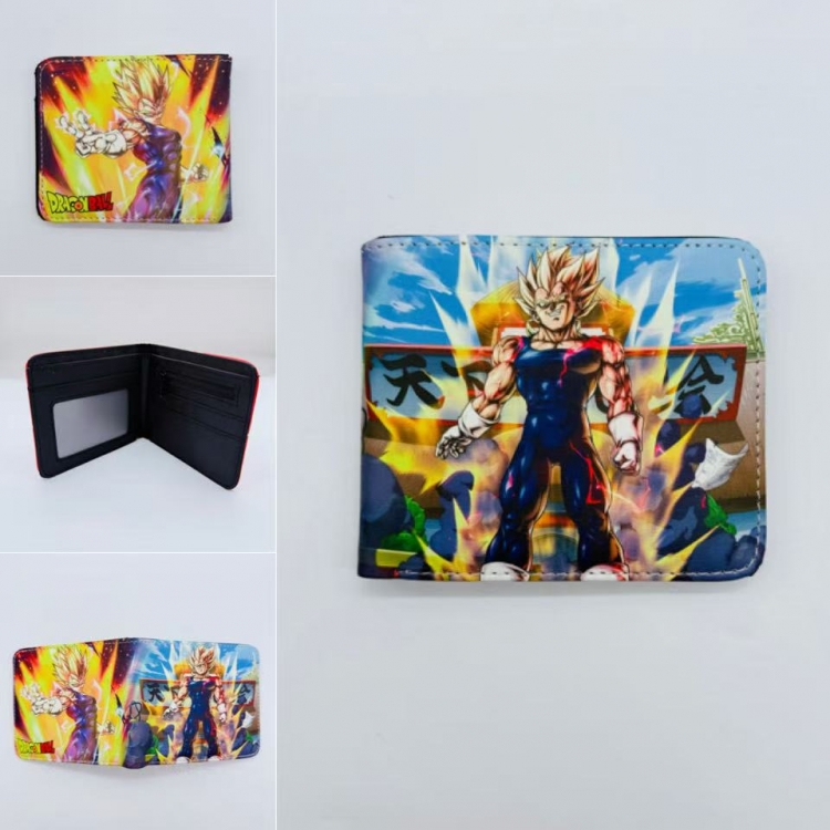 DRAGON BALL Full color Two fold short card case wallet 11X9.5CM  0513