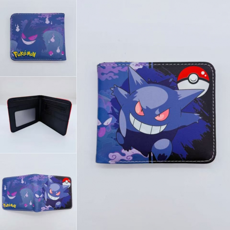 Pokemon Full color Two fold short card case wallet 11X9.5CM 0533