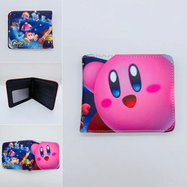 Kirby Full color Two fold short card case wallet 11X9.5CM  0530