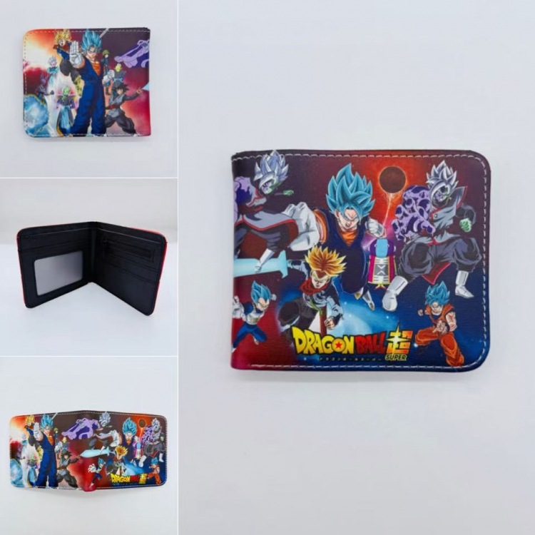 DRAGON BALL Full color Two fold short card case wallet 11X9.5CM  0510