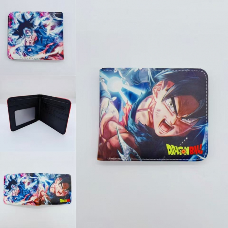 DRAGON BALL Full color Two fold short card case wallet 11X9.5CM  0502