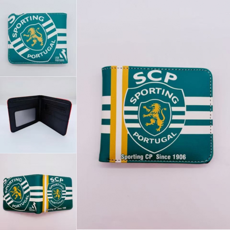 Portuguese Sports Football Club Full color Two fold short card case wallet 11X9.5CM