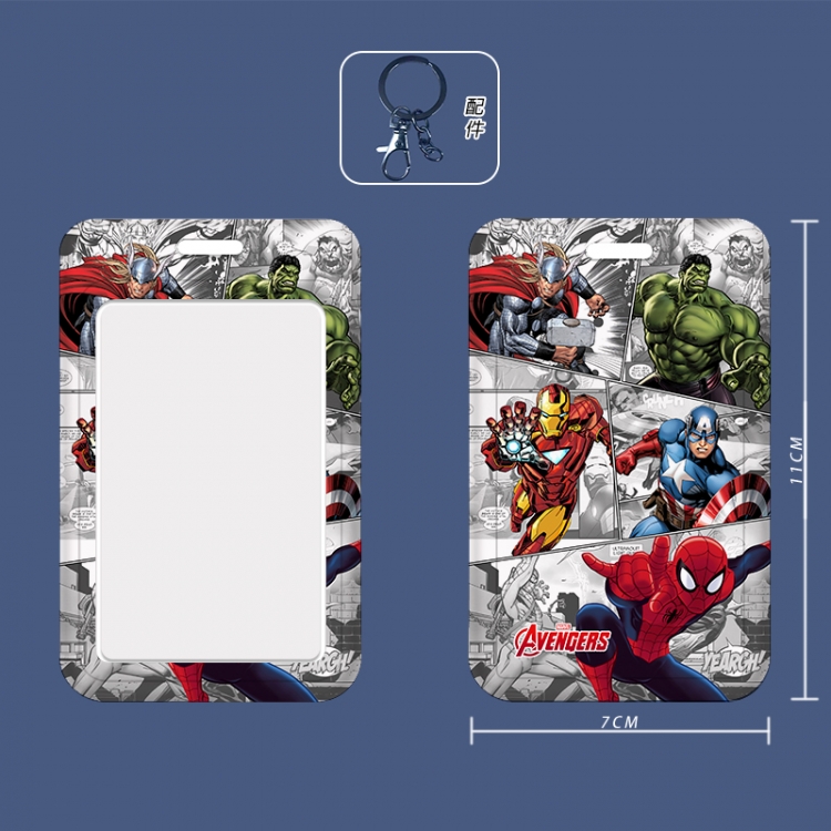 The Avengers Cartoon peripheral ID card sleeve Ferrule 11cm long 7cm wide price for 5 pcs