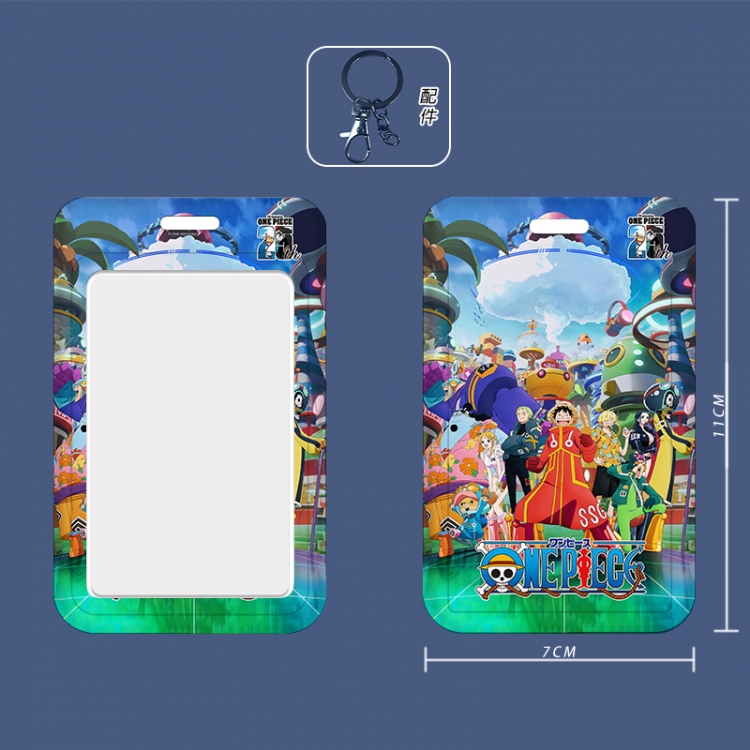 One Piece Cartoon peripheral ID card sleeve Ferrule 11cm long 7cm wide price for 5 pcs