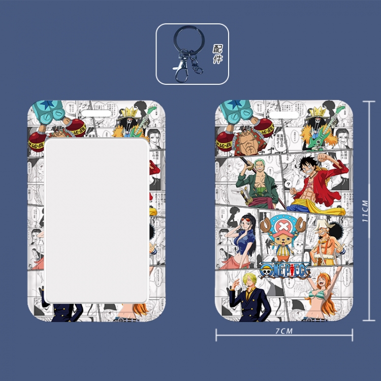 One Piece Cartoon peripheral ID card sleeve Ferrule 11cm long 7cm wide price for 5 pcs