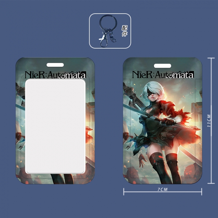 NieR:Automata Cartoon peripheral ID card sleeve Ferrule 11cm long 7cm wide price for 5 pcs