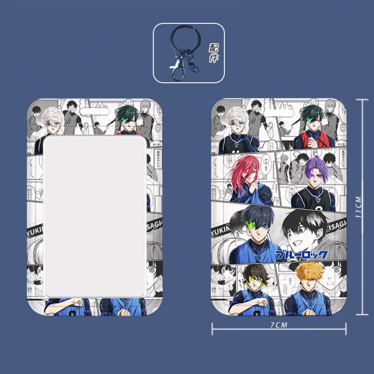 BLUE LOCK Cartoon peripheral ID card sleeve Ferrule 11cm long 7cm wide price for 5 pcs