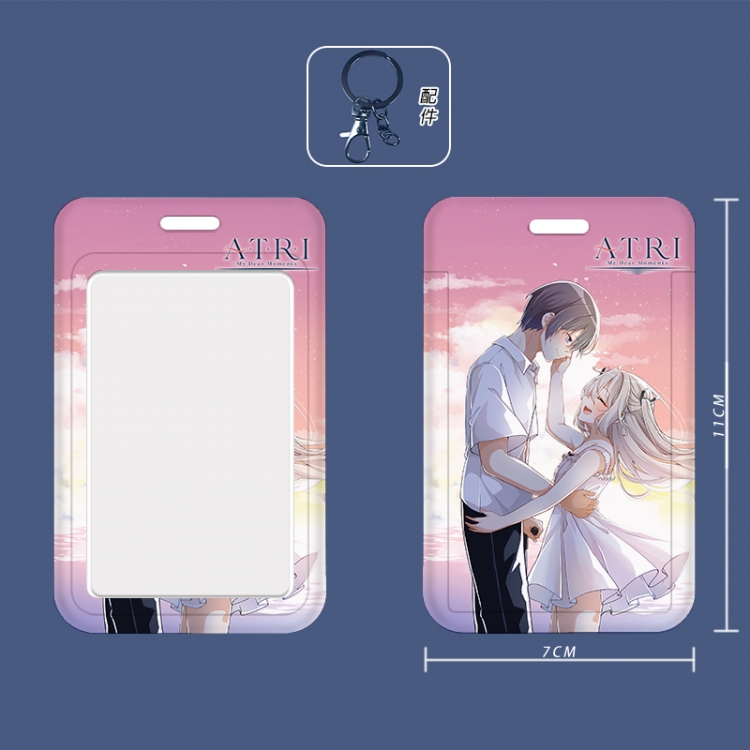 ATRI -My Dear Moments Cartoon peripheral ID card sleeve Ferrule 11cm long 7cm wide price for 5 pcs