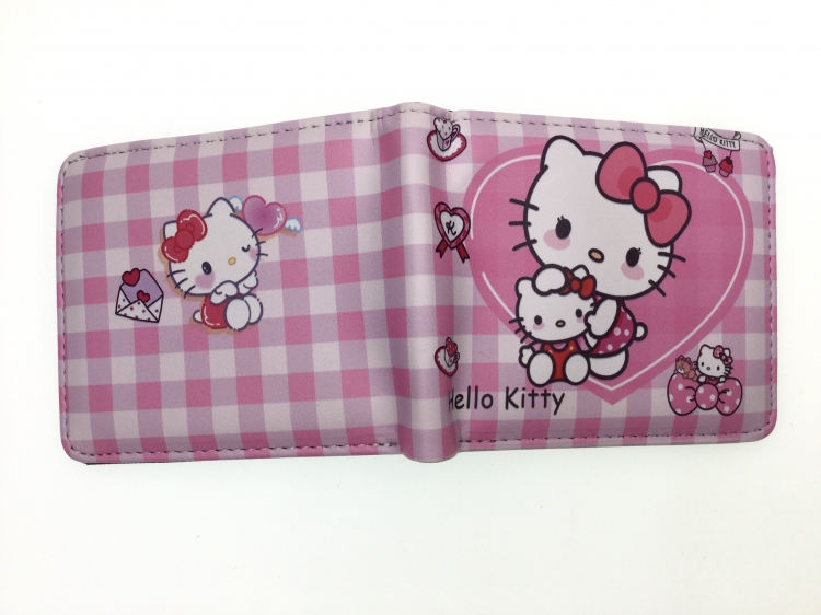 Hello Kitty Anime two fold  Short wallet 11X9.5CM 60G B-1792