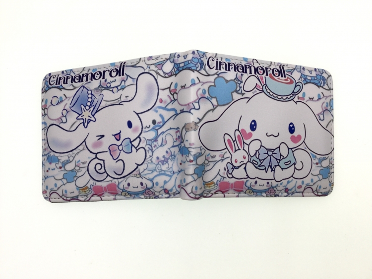 Cinnamoroll Anime two fold  Short wallet 11X9.5CM 60G  B-1801