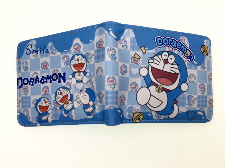 Doraemon Anime two fold  Short wallet 11X9.5CM 60G B-1780