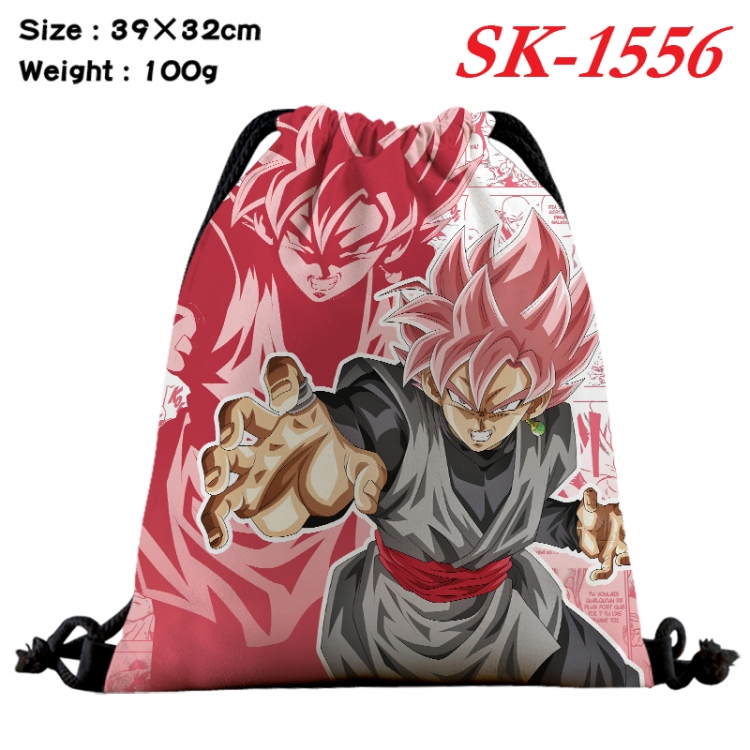 DRAGON BALL cartoon Waterproof Nylon Full Color Drawstring Pocket 39x32cm  SK-1556