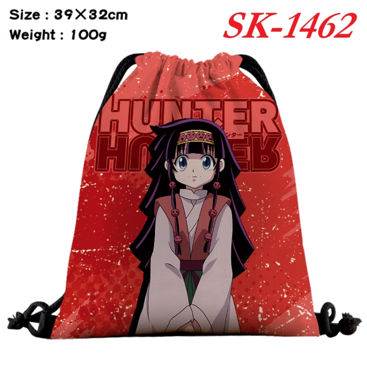 HunterXHunter cartoon Waterproof Nylon Full Color Drawstring Pocket 39x32cm SK-1462