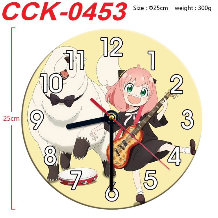 SPY×FAMILY Anime peripheral printed full-color wall clock 25cm  CCK-0453