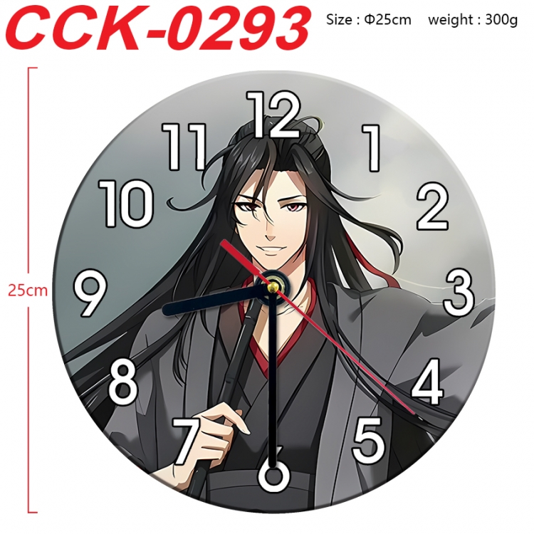 The wizard of the de Anime peripheral printed full-color wall clock 25cm  CCK-0293