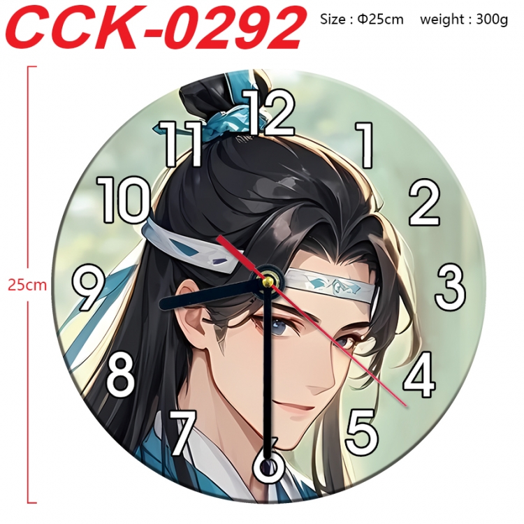 The wizard of the de Anime peripheral printed full-color wall clock 25cm CCK-0292